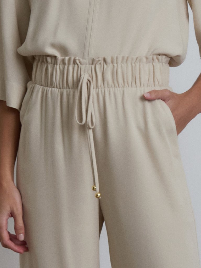 Calças Pantalona Com Cós Comfy