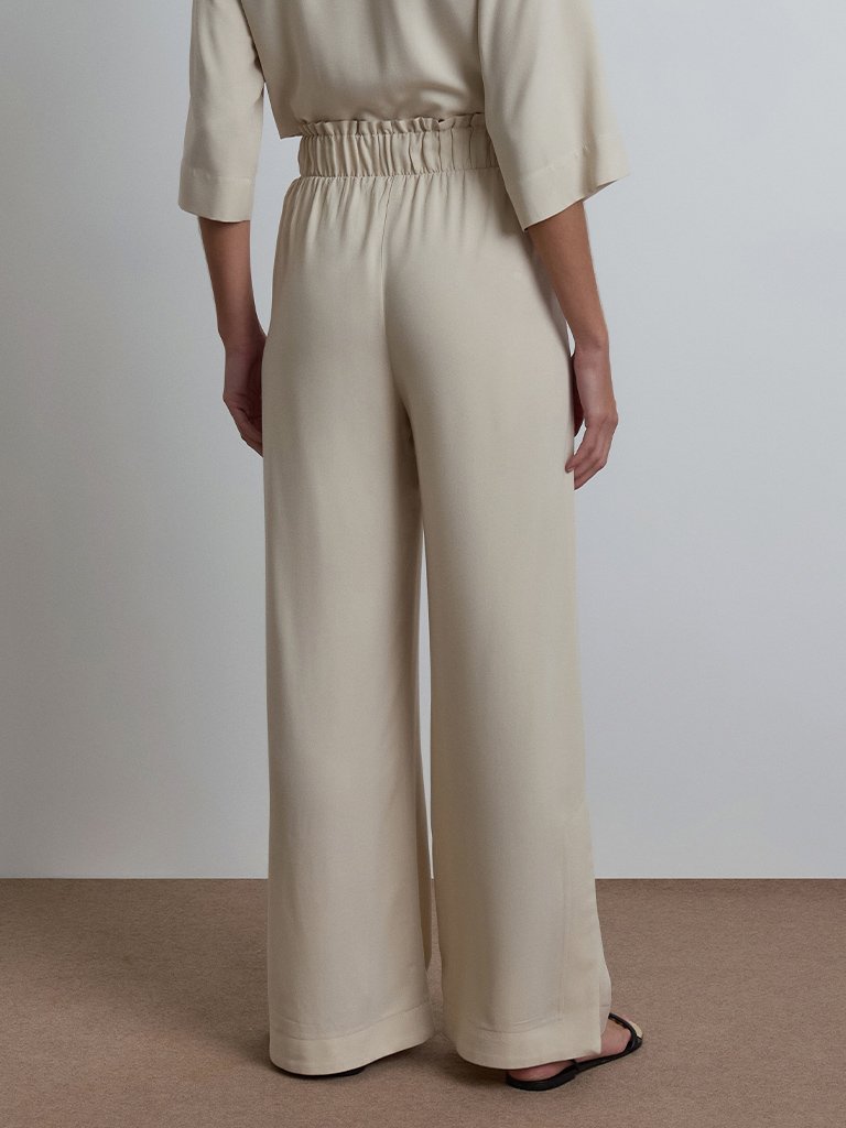 Calças Pantalona Com Cós Comfy